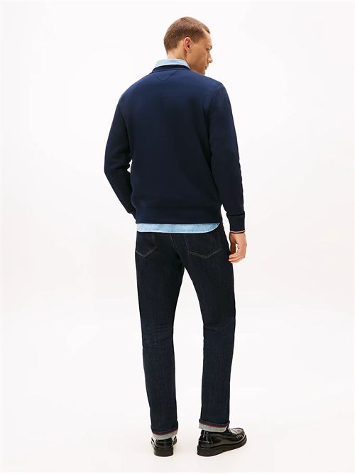 Pullover in felpa con nastro iconico TOMMY HILFIGER | MW0MW33639DW5